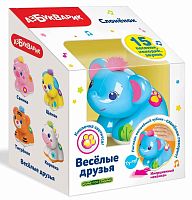 Азбукварик Игрушка "Слоненок", из серии "Веселые друзья"					