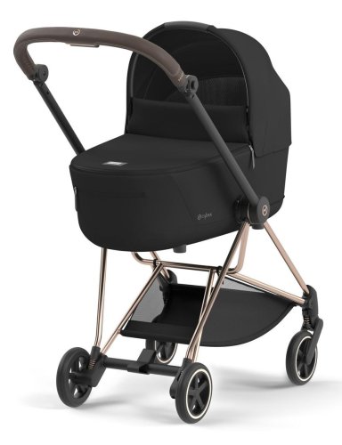 Cybex Коляска 2 в 1 Mios III / цвет Sepia Black, Rosegold (черный, рама розовое золото)