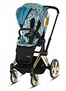 Cybex прогулочная коляска  Priam FE JS Cherubs Blue