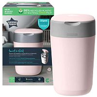 Tommee Tippee Утилизатор-накопитель для использованных подгузников Twist & Click / цвет pink (розовый)					