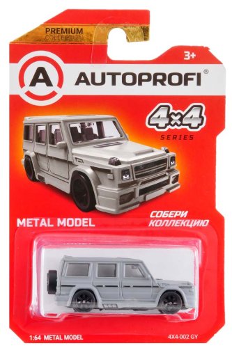 Autoprofi Машинка коллекционная 4X4 / цвет серый