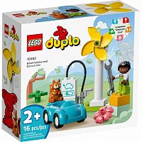 Lego Duplo Конструктор "Ветряная турбина и электромобиль"