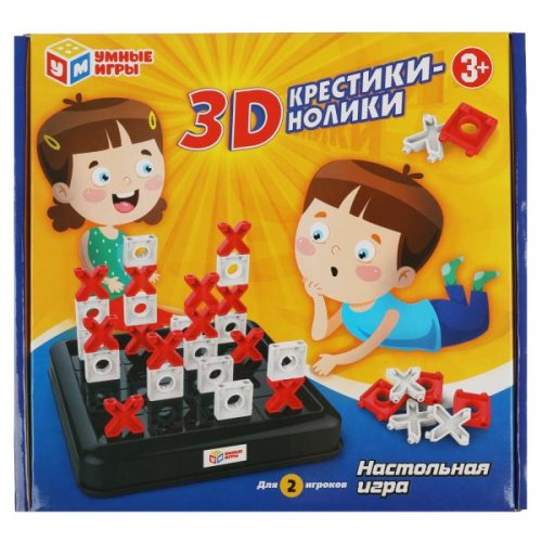 Умные игры Настольная игра «3D крестики-нолики»