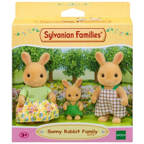 Sylvanian Families Детский игровой набор "Семья кроликов", 3 фигурки / 5372