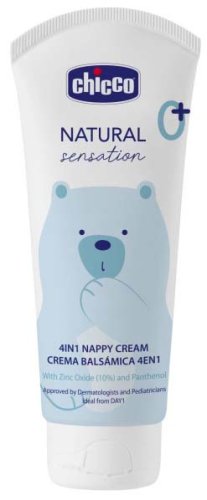 Chicco Крем под подгузник 4 в 1 Natural Sensation, 100 мл