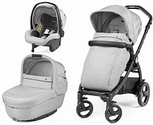 Peg-perego Коляска 3 в 1 Book Smart / цвет серый					