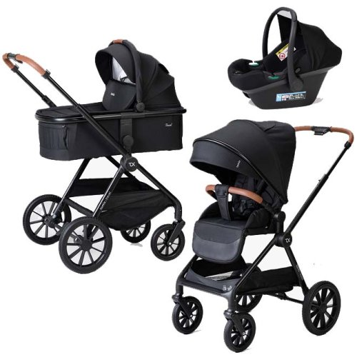 Bambini Moretti Коляска 3 в 1 Travel / цвет Black (черный)