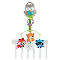 Fisher Price Музыкальный мобиль 3в1 Лесные друзья					