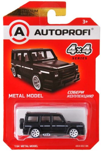 Autoprofi Машинка коллекционная 4X4 / цвет чёрный