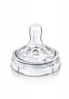 Соска Avent Natural SCF653/27 со средним потоком с 3 мес. 2 шт.					