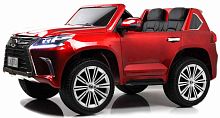 Rivertoys Электромобиль Lexus LX570 / цвет красный глянец					